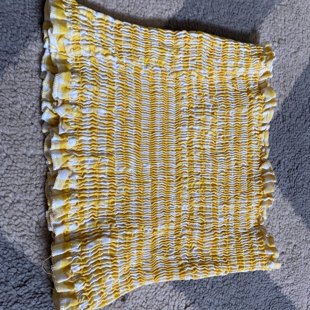 Ribbed tube top